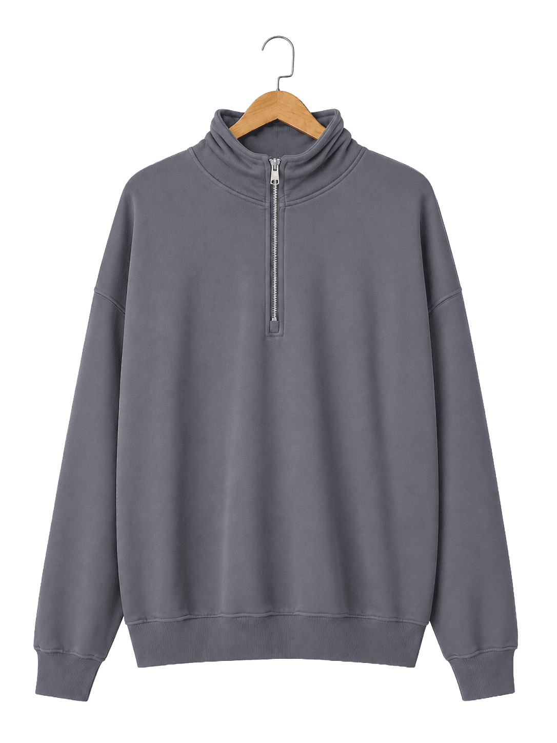 Grey Half-Zip Sweater